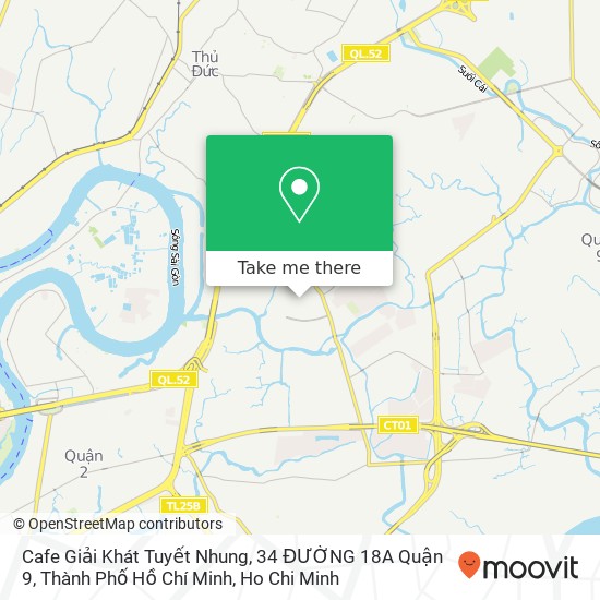 Cafe Giải Khát Tuyết Nhung, 34 ĐƯỜNG 18A Quận 9, Thành Phố Hồ Chí Minh map