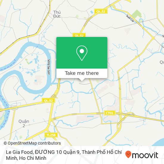 Le Gia Food, ĐƯỜNG 10 Quận 9, Thành Phố Hồ Chí Minh map