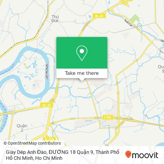 Giày Dép Anh Đào, ĐƯỜNG 18 Quận 9, Thành Phố Hồ Chí Minh map