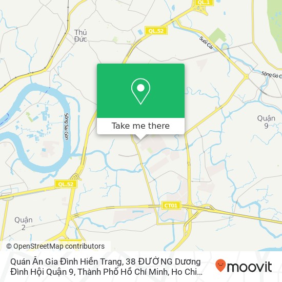 Quán Ăn Gia Đình Hiền Trang, 38 ĐƯỜNG Dương Đình Hội Quận 9, Thành Phố Hồ Chí Minh map