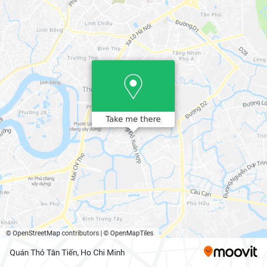 Quán Thỏ Tân Tiến map