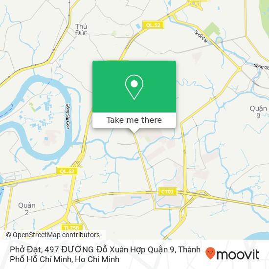 Phở Đạt, 497 ĐƯỜNG Đỗ Xuân Hợp Quận 9, Thành Phố Hồ Chí Minh map