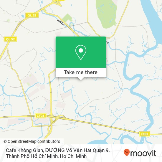 Cafe Không Gian, ĐƯỜNG Võ Văn Hát Quận 9, Thành Phố Hồ Chí Minh map