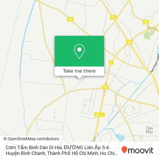 Cơm Tấm Bình Dân Dì Hai, ĐƯỜNG Liên Ấp 5-6 Huyện Bình Chánh, Thành Phố Hồ Chí Minh map