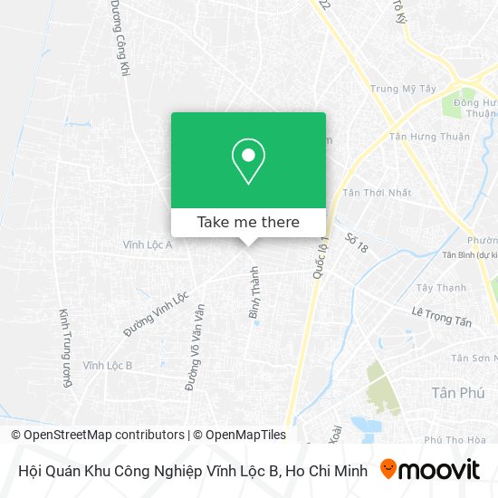 Hội Quán Khu Công Nghiệp Vĩnh Lộc B map