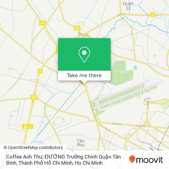 Coffee Anh Thư, ĐƯỜNG Trường Chinh Quận Tân Bình, Thành Phố Hồ Chí Minh map