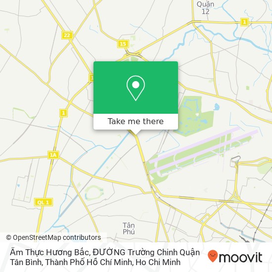 Ẩm Thực Hương Bắc, ĐƯỜNG Trường Chinh Quận Tân Bình, Thành Phố Hồ Chí Minh map