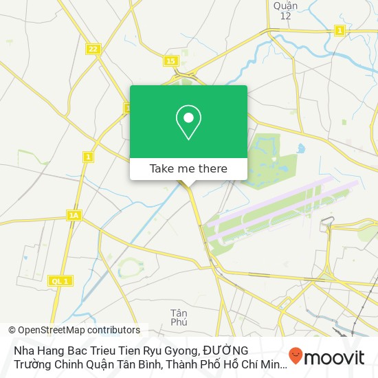 Nha Hang Bac Trieu Tien Ryu Gyong, ĐƯỜNG Trường Chinh Quận Tân Bình, Thành Phố Hồ Chí Minh map