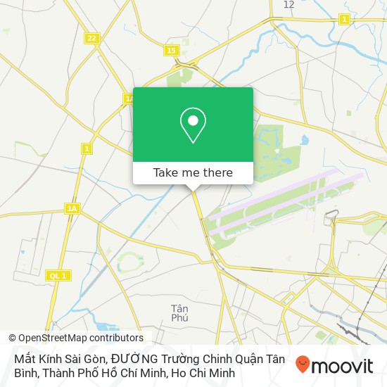 Mắt Kính Sài Gòn, ĐƯỜNG Trường Chinh Quận Tân Bình, Thành Phố Hồ Chí Minh map