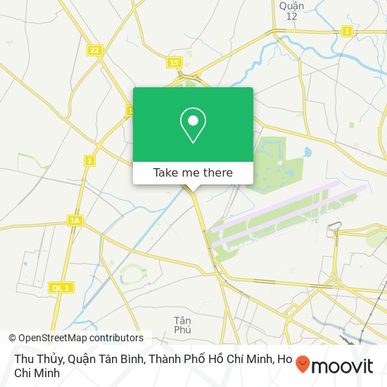 Thu Thủy, Quận Tân Bình, Thành Phố Hồ Chí Minh map