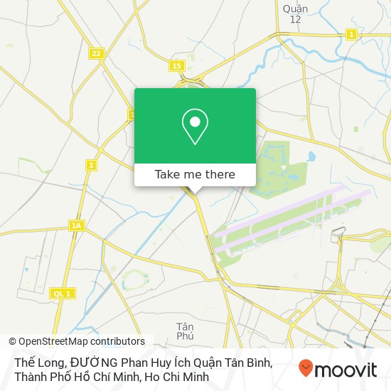 Thế Long, ĐƯỜNG Phan Huy Ích Quận Tân Bình, Thành Phố Hồ Chí Minh map
