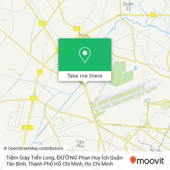 Tiệm Giày Tiến Long, ĐƯỜNG Phan Huy Ích Quận Tân Bình, Thành Phố Hồ Chí Minh map