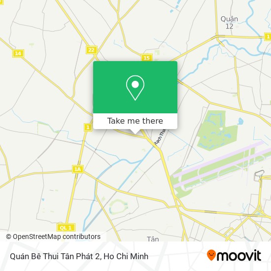 Quán Bê Thui Tân Phát 2 map