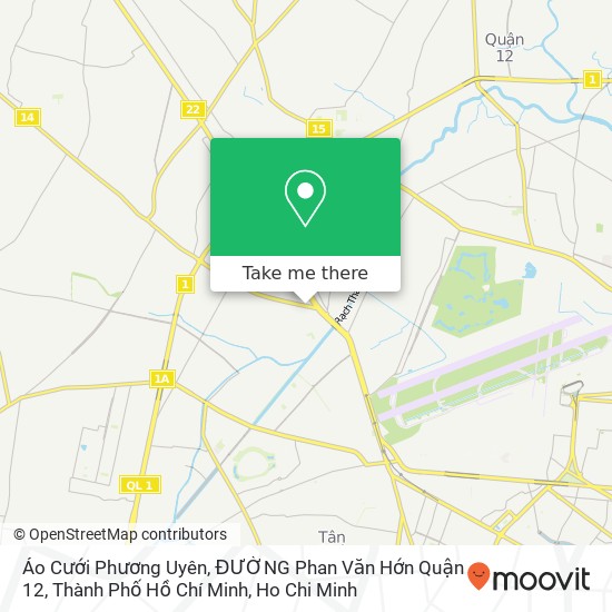 Áo Cưới Phương Uyên, ĐƯỜNG Phan Văn Hớn Quận 12, Thành Phố Hồ Chí Minh map