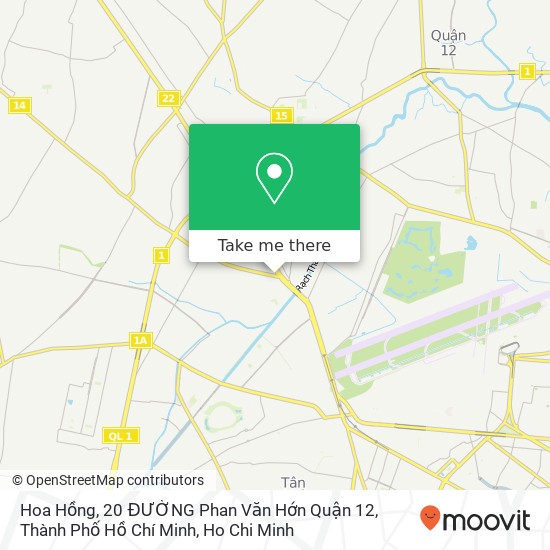 Hoa Hồng, 20 ĐƯỜNG Phan Văn Hớn Quận 12, Thành Phố Hồ Chí Minh map
