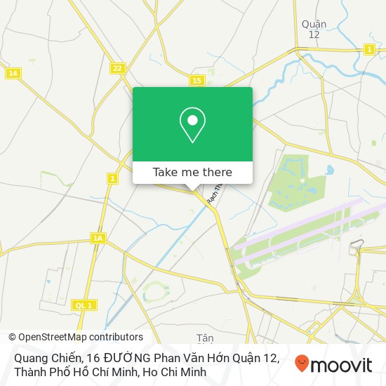 Quang Chiến, 16 ĐƯỜNG Phan Văn Hớn Quận 12, Thành Phố Hồ Chí Minh map