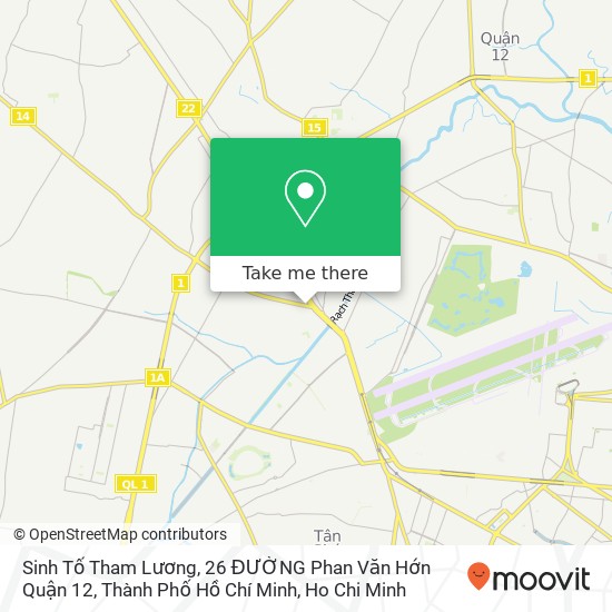 Sinh Tố Tham Lương, 26 ĐƯỜNG Phan Văn Hớn Quận 12, Thành Phố Hồ Chí Minh map