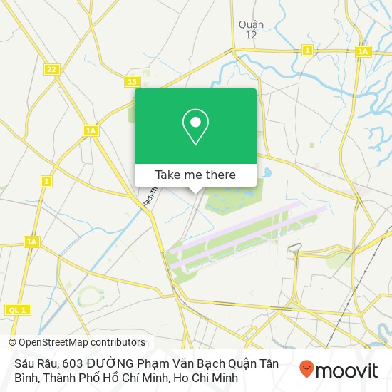 Sáu Râu, 603 ĐƯỜNG Phạm Văn Bạch Quận Tân Bình, Thành Phố Hồ Chí Minh map