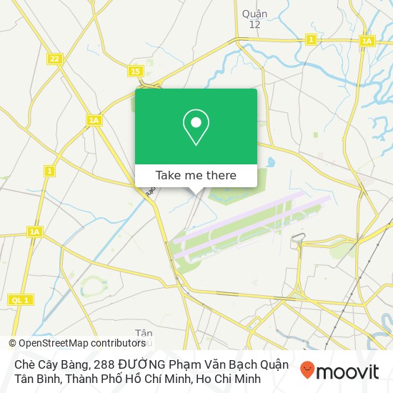 Chè Cây Bàng, 288 ĐƯỜNG Phạm Văn Bạch Quận Tân Bình, Thành Phố Hồ Chí Minh map