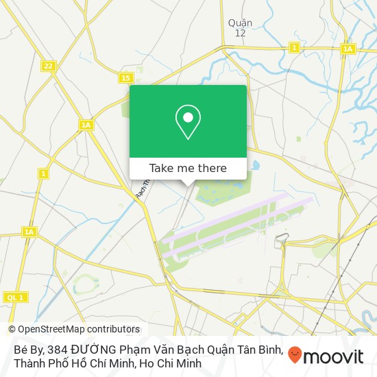 Bé By, 384 ĐƯỜNG Phạm Văn Bạch Quận Tân Bình, Thành Phố Hồ Chí Minh map