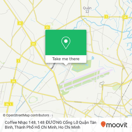 Coffee Nhạc 148, 148 ĐƯỜNG Cống Lở Quận Tân Bình, Thành Phố Hồ Chí Minh map