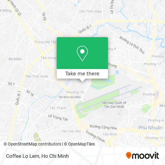 Coffee Lọ Lem map