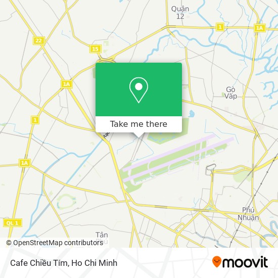 Cafe Chiều Tím map