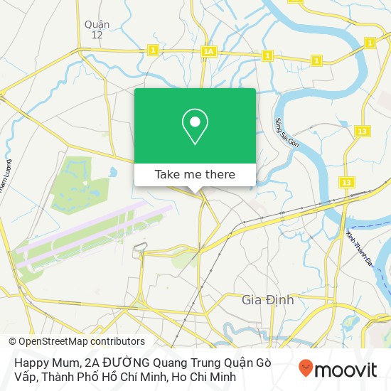 Happy Mum, 2A ĐƯỜNG Quang Trung Quận Gò Vấp, Thành Phố Hồ Chí Minh map