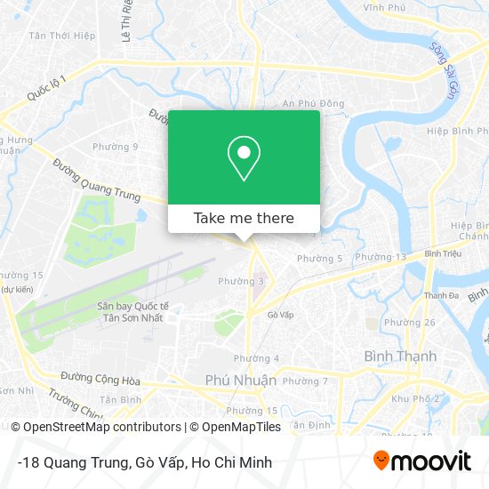-18 Quang Trung, Gò Vấp map