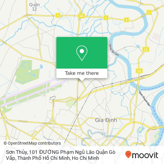 Sơn Thủy, 101 ĐƯỜNG Phạm Ngũ Lão Quận Gò Vấp, Thành Phố Hồ Chí Minh map