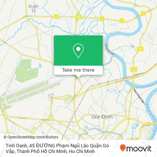 Tính Oanh, 45 ĐƯỜNG Phạm Ngũ Lão Quận Gò Vấp, Thành Phố Hồ Chí Minh map