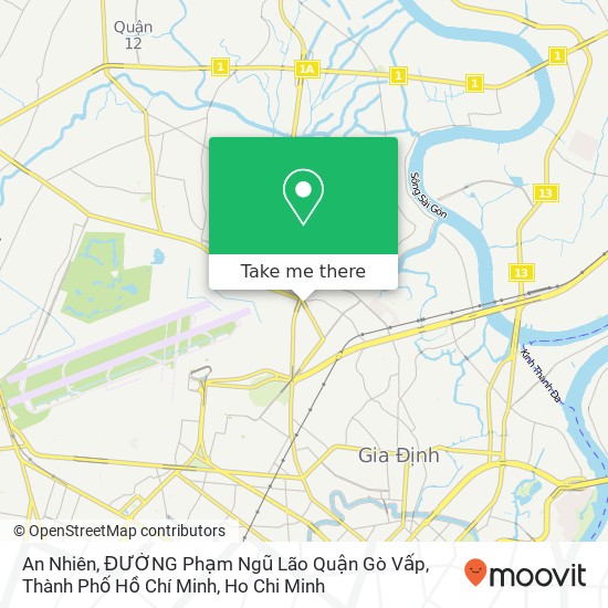 An Nhiên, ĐƯỜNG Phạm Ngũ Lão Quận Gò Vấp, Thành Phố Hồ Chí Minh map