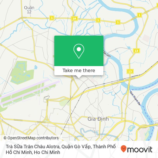 Trà Sữa Trân Châu Alotra, Quận Gò Vấp, Thành Phố Hồ Chí Minh map