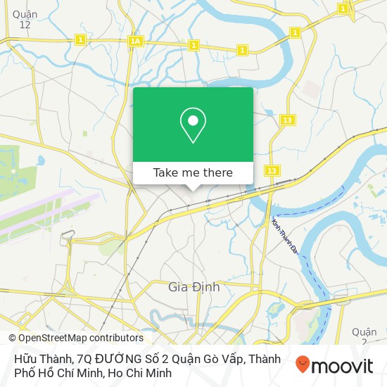 Hữu Thành, 7Q ĐƯỜNG Số 2 Quận Gò Vấp, Thành Phố Hồ Chí Minh map