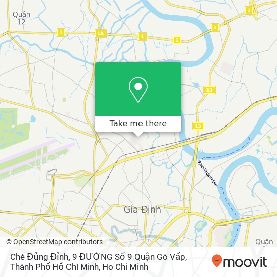 Chè Đủng Đỉnh, 9 ĐƯỜNG Số 9 Quận Gò Vấp, Thành Phố Hồ Chí Minh map