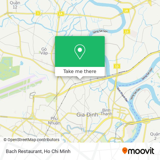 Bach Restaurant map