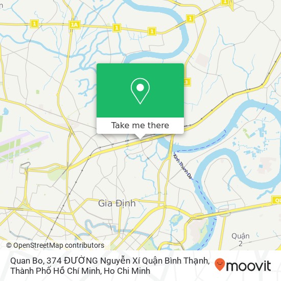 Quan Bo, 374 ĐƯỜNG Nguyễn Xí Quận Bình Thạnh, Thành Phố Hồ Chí Minh map