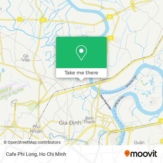 Cafe Phi Long map