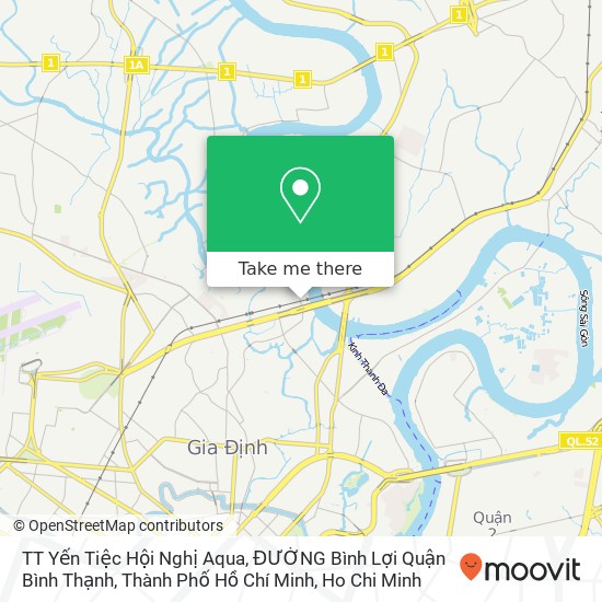 TT Yến Tiệc Hội Nghị Aqua, ĐƯỜNG Bình Lợi Quận Bình Thạnh, Thành Phố Hồ Chí Minh map