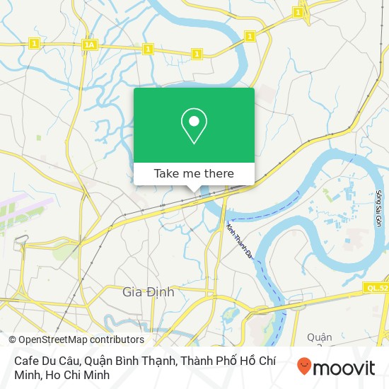 Cafe Du Câu, Quận Bình Thạnh, Thành Phố Hồ Chí Minh map