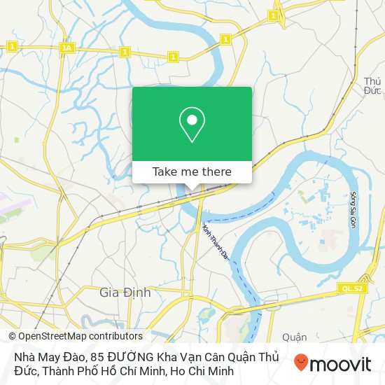 Nhà May Đào, 85 ĐƯỜNG Kha Vạn Cân Quận Thủ Đức, Thành Phố Hồ Chí Minh map