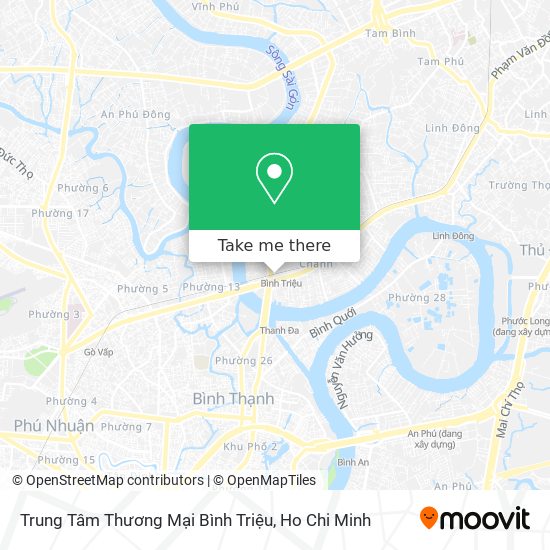 Trung Tâm Thương Mại Bình Triệu map