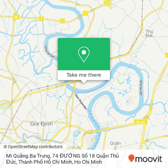 Mì Quảng Ba Trung, 74 ĐƯỜNG Số 18 Quận Thủ Đức, Thành Phố Hồ Chí Minh map