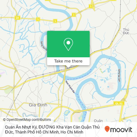 Quán Ăn Nhựt Ký, ĐƯỜNG Kha Vạn Cân Quận Thủ Đức, Thành Phố Hồ Chí Minh map