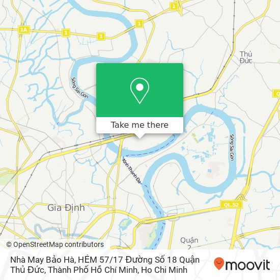 Nhà May Bảo Hà, HẺM 57 / 17 Đường Số 18 Quận Thủ Đức, Thành Phố Hồ Chí Minh map