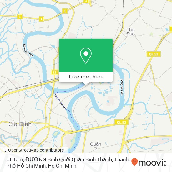 Út Tâm, ĐƯỜNG Bình Quới Quận Bình Thạnh, Thành Phố Hồ Chí Minh map