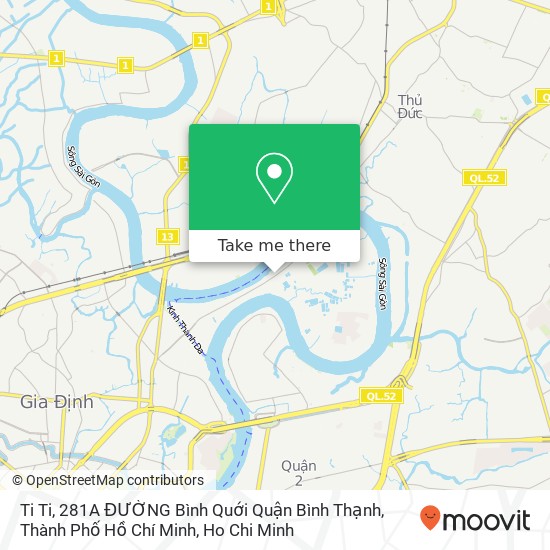 Ti Ti, 281A ĐƯỜNG Bình Quới Quận Bình Thạnh, Thành Phố Hồ Chí Minh map