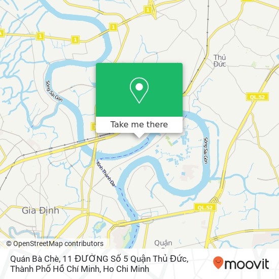 Quán Bà Chè, 11 ĐƯỜNG Số 5 Quận Thủ Đức, Thành Phố Hồ Chí Minh map