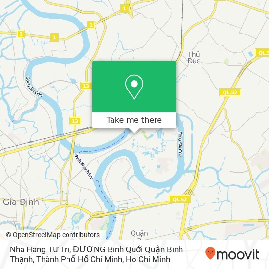 Nhà Hàng Tư Trì, ĐƯỜNG Bình Quới Quận Bình Thạnh, Thành Phố Hồ Chí Minh map