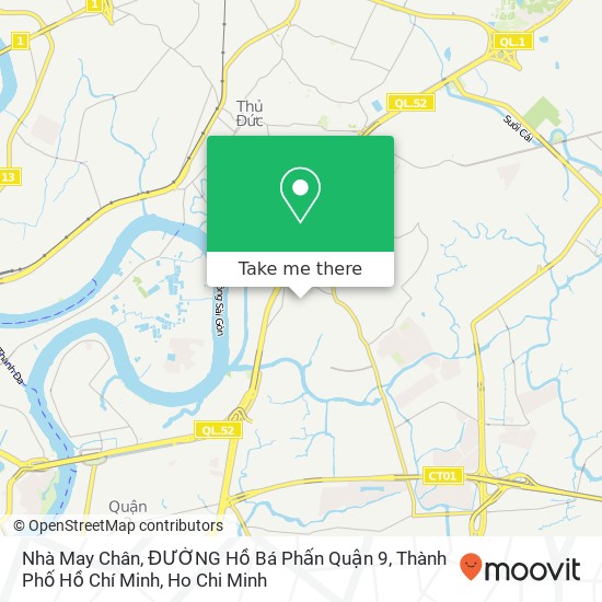 Nhà May Chân, ĐƯỜNG Hồ Bá Phấn Quận 9, Thành Phố Hồ Chí Minh map